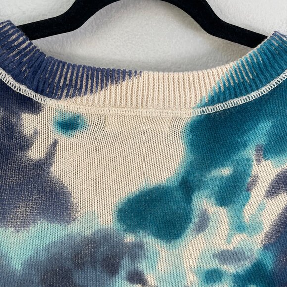 Natural Life Womens S/M Tie Dye Cotton Oversized Sweater Knit Top - Picture 14 of 14